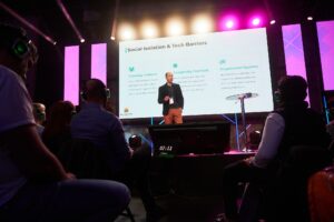Third Health Tech Day: investors pitched to founders and eight HFE accelerator companies took the Latitude59 stage
